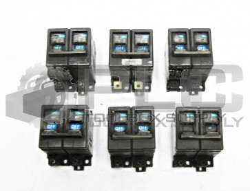 LOT OF 6 FUJI ELECTRIC CP32D 3AMP CIRCUIT BREAKER