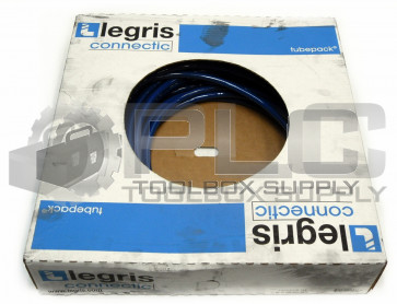 NEW LEGRIS CONNECTIC 1025U12 04 FLEXIBLE POLYURETHANE BLUE HOSE 12MM OD, 25M