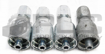 LOT OF 4 NEW PARKER 10643-6-6 HYDRAULIC FITTING 3/8" HOSE X 3/8" FEMALE 