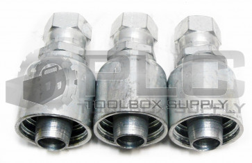 LOT OF 3 NEW PARKER 10643-10-12 HYDRAULIC FITTING 3/4'' HOSE X 5/8'' FEMALE  