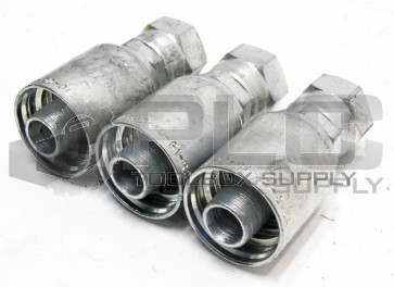 LOT OF 3 NEW PARKER 10643-10-10 HYDRAULIC FITTING 5/8'' HOSE X 5/8'' FEMALE  