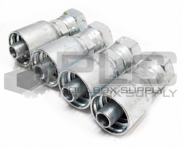 LOT OF 4 NEW PARKER 10643-10-8 HYDRAULIC FITTING 5/8'' HOSE X 1/2'' FEMALE