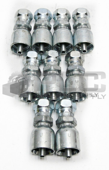 LOT OF 9 NEW PARKER 1FU43-4-4 FITTING 1/4" HOSE X 1/4" FEMALE 