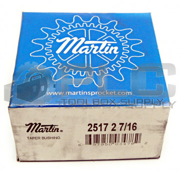 SEALED NEW MARTIN 2517 2 7/16 TAPER BUSHING 2517-2-7/16
