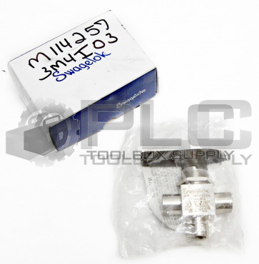 NEW SWAGELOK SS-44XF4 3-WAY BALL VALVE 1500 PSIG 103 BAR 