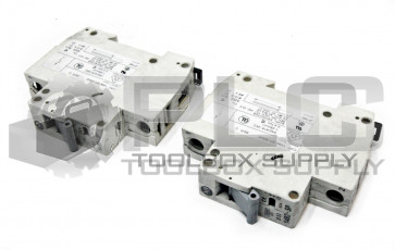 LOT OF 2 NEW ALLEN BRADLEY 1492-SP1B500 SER. C CIRCUIT BREAKER 50A