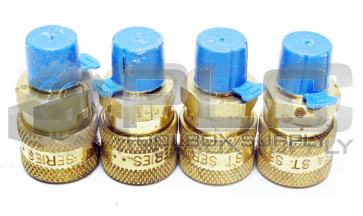 LOT OF 4 NEW PARKER BST-2M NON-VALVED COUPLER HYDRAULIC DISSCONNECT 1/4-18 NPTF