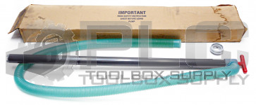 NEW BECKSON 236PF HAND OPERATED CHEMICAL PUMP SHAFT: 38" HOSE: 1-1/4” x 72”