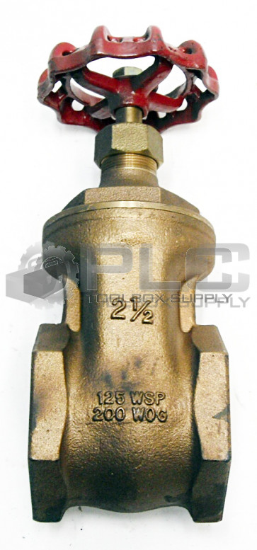 NEW RED-WHITE FIG 275 CLASS 125 GATE VALVE 2-1/2 125WSP 200WOG