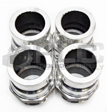 LOT OF 4 NEW ANDREWS 200-F CAM AND GROOVE MALE/MALE 2" ALUMINUM COUPLING