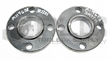 LOT OF 2 FLANGE 2-150 SA/A105 118 B16.5 ID: 2-7/16" OD: 6"