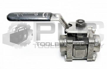 NEW SWAGELOK SS-63VF8 BALL VALVE, 1/2" FNPT SS-63VF8-1500 
