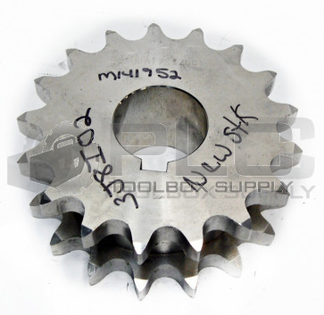 NEW DOUBLE SINGLE SPROCKET DS80A17SSZ001 KEYED BORE: 2" HT: 2-1/4"