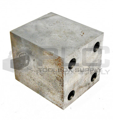 NEW MANIFOLD BLOCK DET-2 PMB-15-0039-02 3-1/2" X 4-1/8" X 3-1/2"