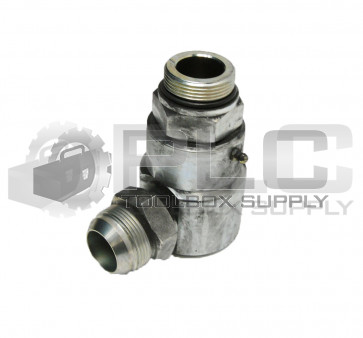 NEW SUPER SWIVELS 90° SWIVEL O.A.L.: 4-5/8" PORT: 1-1/16" STEM: 1-1/16"