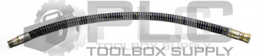 NEW PARKER 451AR-12 WP 20 HYDRAULIC HOSE w/ 10643-12-12 & 10143-12-12, OAL: 39" 