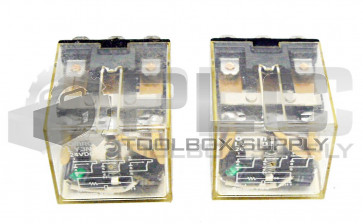 LOT OF 2 OMRON LY3N-D2 RELAY 24DC