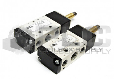 LOT OF 2 NITRA AVS-5212-24D SOLENOID VALVE 20-115PSI