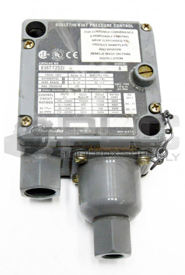 NEW ALLEN BRADLEY 836T-T252J 836T PRESSURE CONTROL SER. A