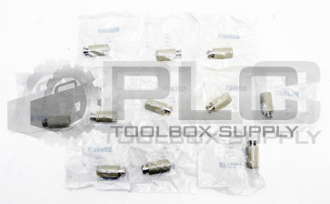 LOT OF 11 SEALED NEW BNC CONNECTOR 8225 CONNECTOR TERMINATOR 50OHM