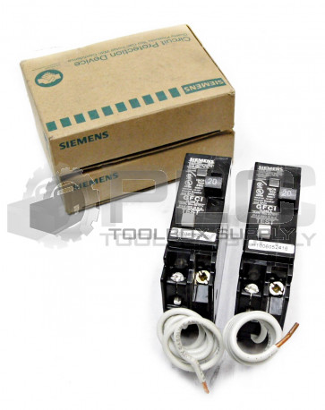 LOT OF 2 SIEMENS QF120 GROUND FAULT CIRCUIT INTERRUPTER 20A