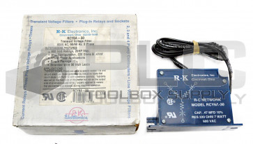 NEW R-K ELECTRONICS RCY6A-30 TRANSIENT VOLTAGE FILTER 600 AC, 50/60Hz, 3 PHASE