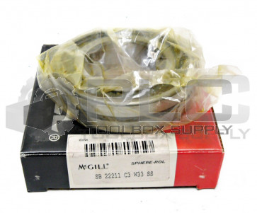 NEW MCGILL SB22211C3W33SS SPHERE-ROL BEARING 