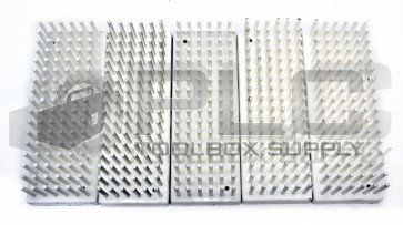 LOT OF 5 NEW ENDICOTT-SEYMOUR #207 TEST TUBE SUPPORT 80 SLOTS, 10-13mm TEST TUBE