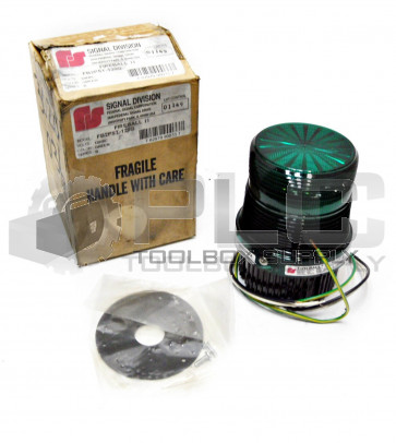 NEW FEDERAL SIGNAL FB2PST-120G FIREBALL II, GREEN, 120VAC, SER B