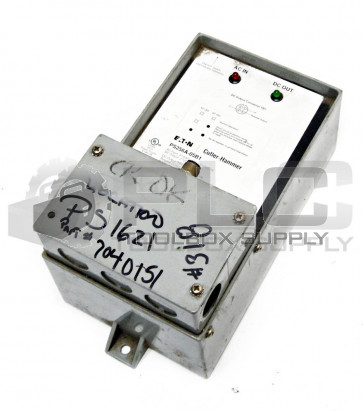 EATON PS256A-05B1 POWER SUPPLY CONVEYOR, IN: 47-63Hz 105-132VAC 2A, OUT: 27VDC