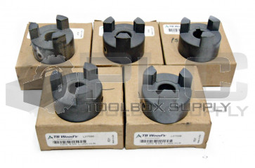 LOT OF 5 NEW TB WOODS L07558 COUPLING L075 X 5/8 L-JAW HUB