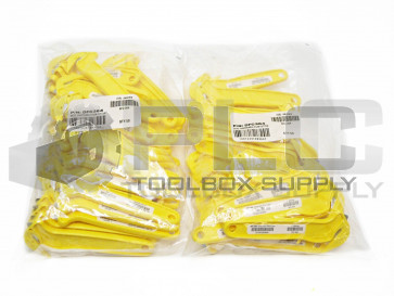 LOT OF 80 NEW DISPOSABLE FILM CUTTER DFC364, YELLOW, 6.5"