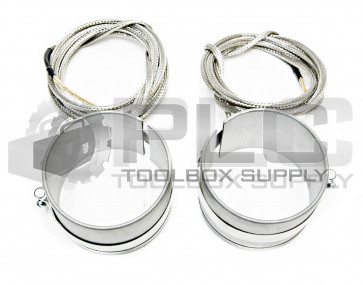 LOT OF 2 NEW PROHEAT 7133-0216 HEATER BAND, ID: 3-1/2" WIDTH: 2-1/2" 480V 500W