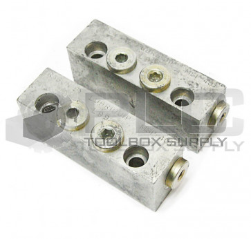 LOT OF 2 LUBRIQUIP TRABON MANZEL MSP-40T DIVIDER VALVE