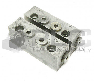 LOT OF 2 LUBRIQUIP TRABON MANZEL MSP-5S DIVIDER VALVE