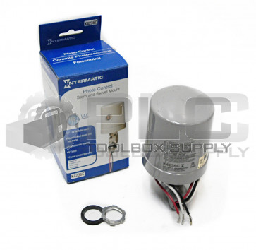 NEW INTERMATIC K4236C PHOTO CONTROL, STEM AND SWIVEL MOUNT, 120-277VAC