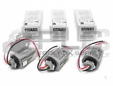 LOT OF 3 NEW PRECISION T-15 STEM MOUNTING PHOTO CONTROL, 120VAC, 50/60Hz