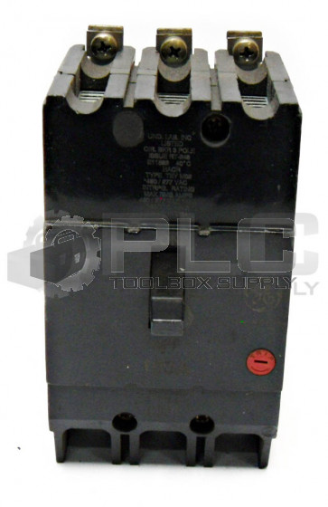 GENERAL ELECTRIC 100AMP CIRCUIT BREAKER, TYPE: TEY M02, 3POLE, TEYM023100