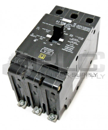 SQUARE D EDB34030 30AMP CIRCUIT BREAKER, 3POLE