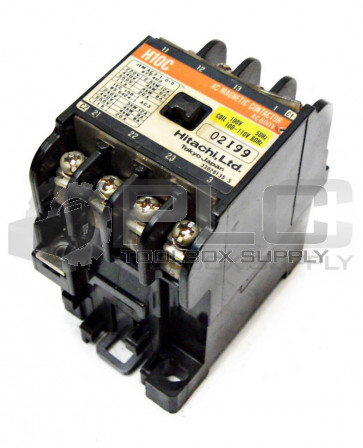 HITACHI H10C AC MAGNETIC CONTACTOR AC 600V, COIL 100V 50Hz / 100-110V 60Hz