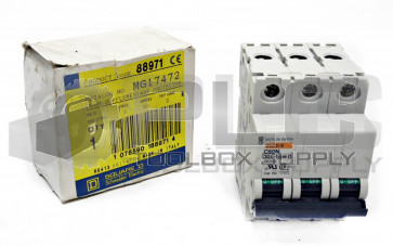 NEW SQUARE D MG17472 SUPPLEMENTARY PROTECTOR 30 AMP, 3 POLE, D CURVE, MG-17472