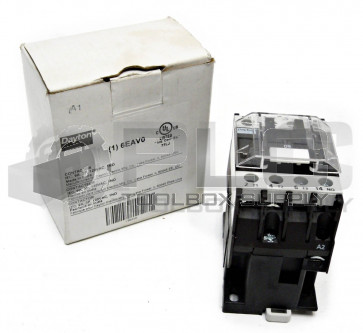 NEW DAYTON 6EAV0 CONTACTOR 9A, 3P, COIL: 120VAC 50/60Hz