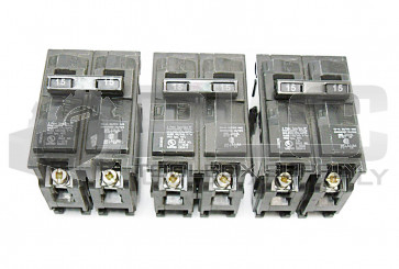 LOT OF 3 NEW SIEMENS Q215 CIRCUIT BREAKER 15 AMP, 2 POLE