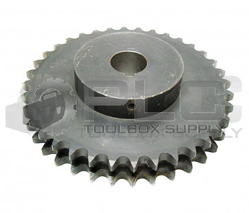 NEW US TSUBAK D60B36 F 1 1/2 SPROCKET DOUBLE STRAND, 36 TEETH, ID: 1.5" OD: 9"