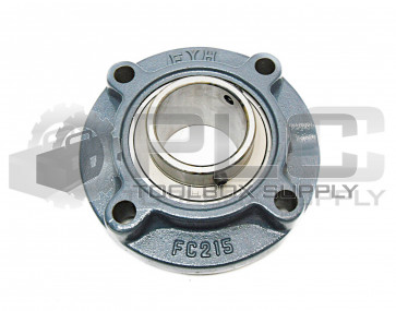 NEW FYH FLANGE MOUNTED BEARING, FC215 HOUSING, UC215 BEARING BORE: 3" OD: 8-5/8"