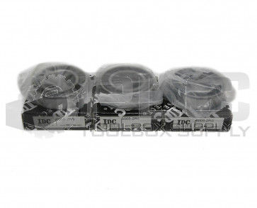 LOT OF 3 NEW IDC SELECT 6005-2RS BEARING, BORE: 25MM OD: 47MM W: 12MM 