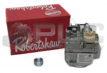 NEW ROBERTSHAW 700-506 GAS VALVE, 250 TO 750 MILLIVOLT, IN: 3/4" OUT: 3/4"