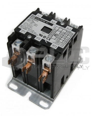 NEW SQUARE D 8910DPA43V02 CONTACTOR 40AMP COIL 120V60hz/110V50Hz 8910-DPA43-V02