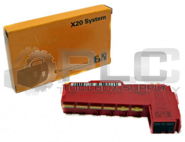 NEW B&R X20DI2653 I/O MODULE, 2 DIGITAL INPUTS 100-240VAC, 3-WIRE CONNECTION 