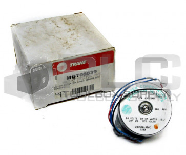 NEW TRANE MOT08839 MOTOR ACTUATOR, 24VAC, 300RPM, BALL BEARING 